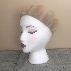 Velvet and Fur vintage hat